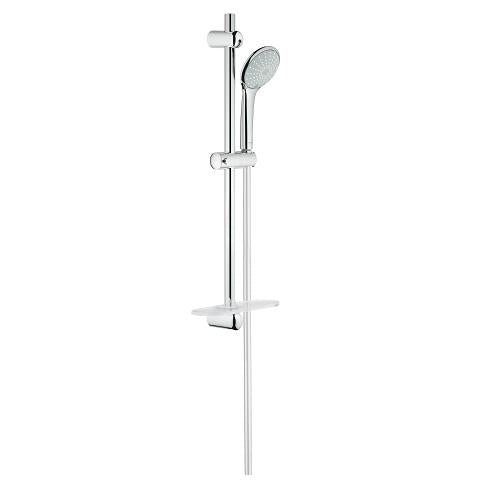 GROHE Brausestangenset 27230001 – 60 cm, Kunststoff, Wandmontiert, Chrom