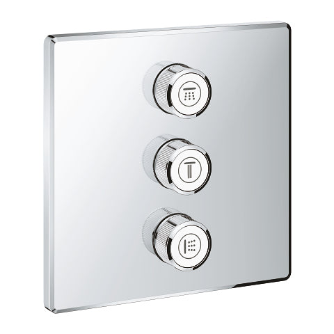 GROHE Grohtherm SmartControl Unterputz-Badebatterie – Thermostat, Messing, Chrom