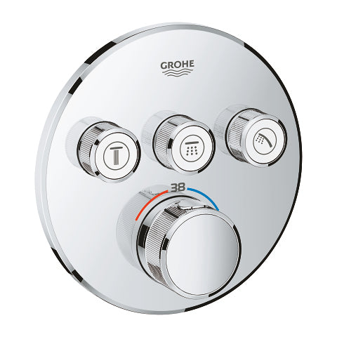 GROHE Grohtherm SmartControl Unterputz-Badebatterie – Thermostat, Messing, Chrom