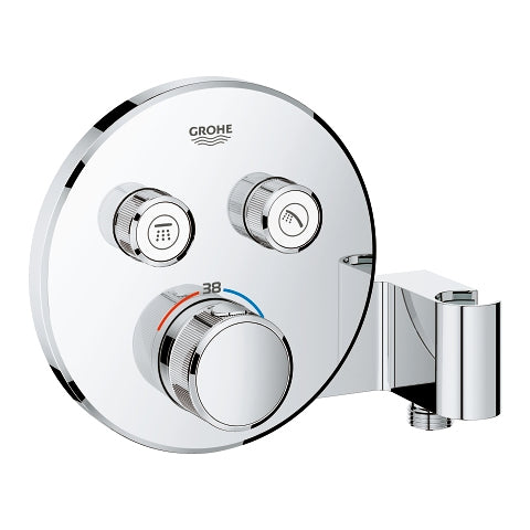 GROHE Thermostat Grohtherm SmartControl – 18×15 cm, Messing, Chrom