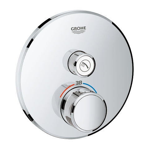 GROHE Grohtherm SmartControl Unterputz-Badebatterie – Messing, Chrom