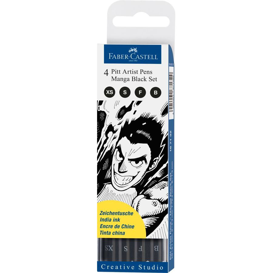 Faber-Castell Filzstifte, wasserfest, 4 Stk.