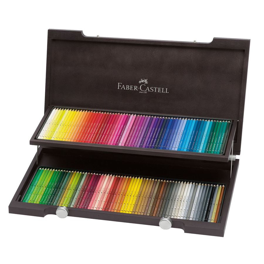Faber-Castell A. Dürer Aquarellfarbstifte-Set – 120 Stk., 120 Farben, Holzkasten
