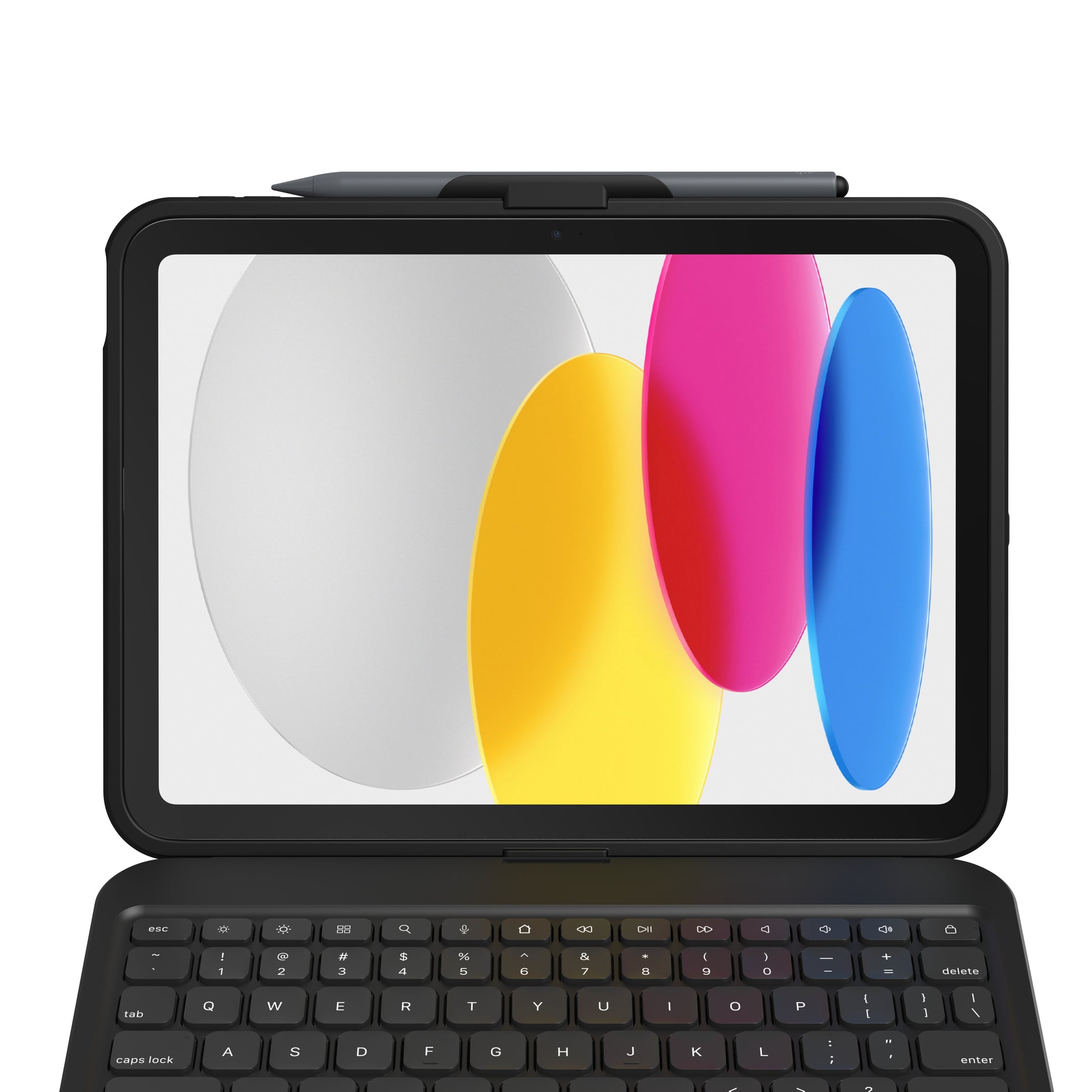 ZAGG TOUGH KEYS – Tastatur, CH-Layout (DE-CH), Schwarz – für iPad 10,9" (10. Generation)