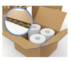 Versandkarton – 790 × 590 × 500 mm, 2-wellig, braun, 10 Stk.