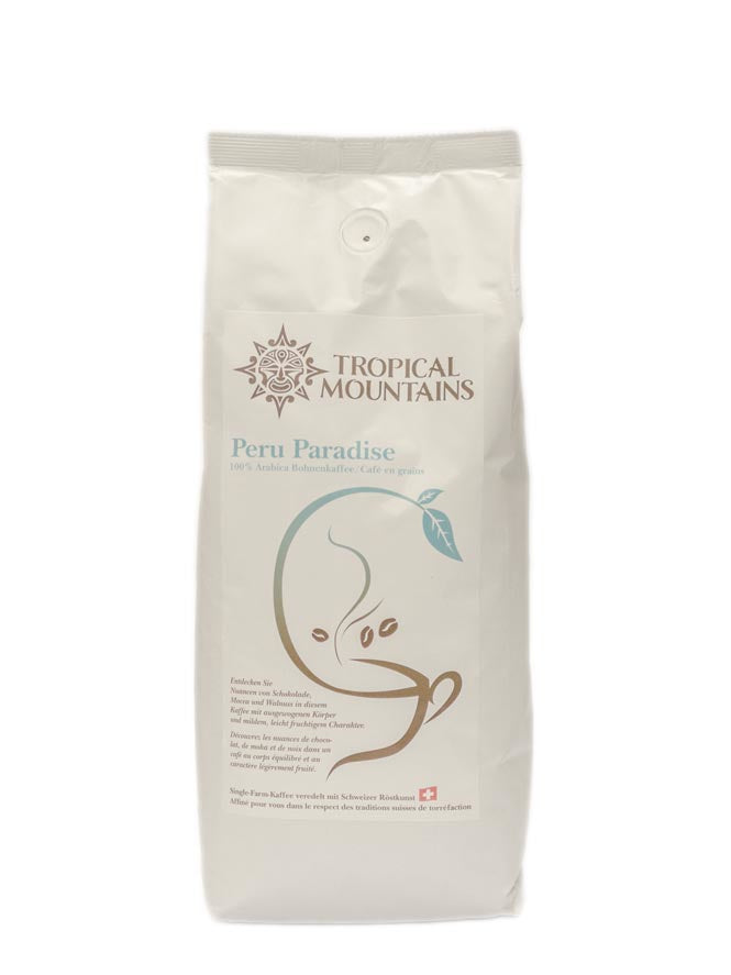 Tropical Mountains Bohnenkaffee Mafioso – 1 kg – Arabica – Dunkle Röstung – Intensität 5/6 – Bio, Fairtrade