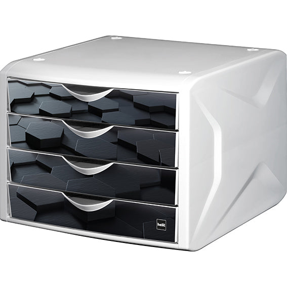 Helit Schubladenelement – für Format A4 – 330 × 260 × 212 mm