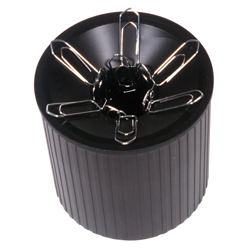 Helit Klammerspender – Kunststoff, Schwarz, 72 × 73 mm