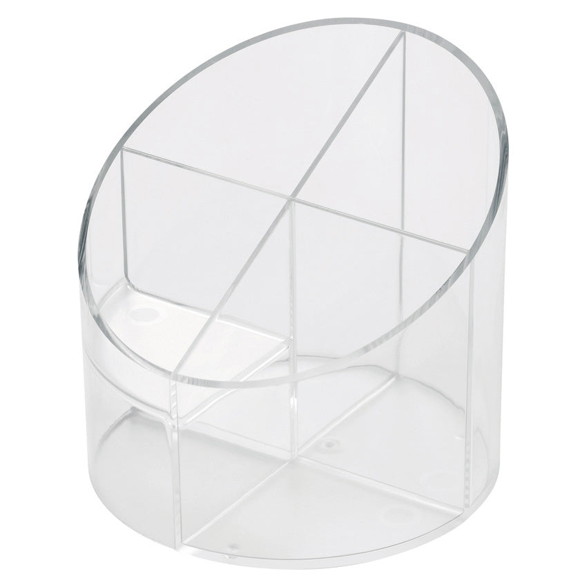 Helit Multiköcher – Kunststoff, transparent, 110 × 109 mm