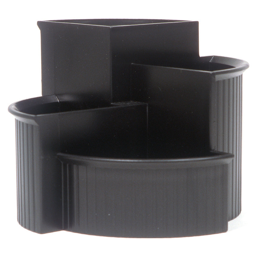 Helit Multiköcher – Kunststoff, Schwarz, 140 × 100 mm
