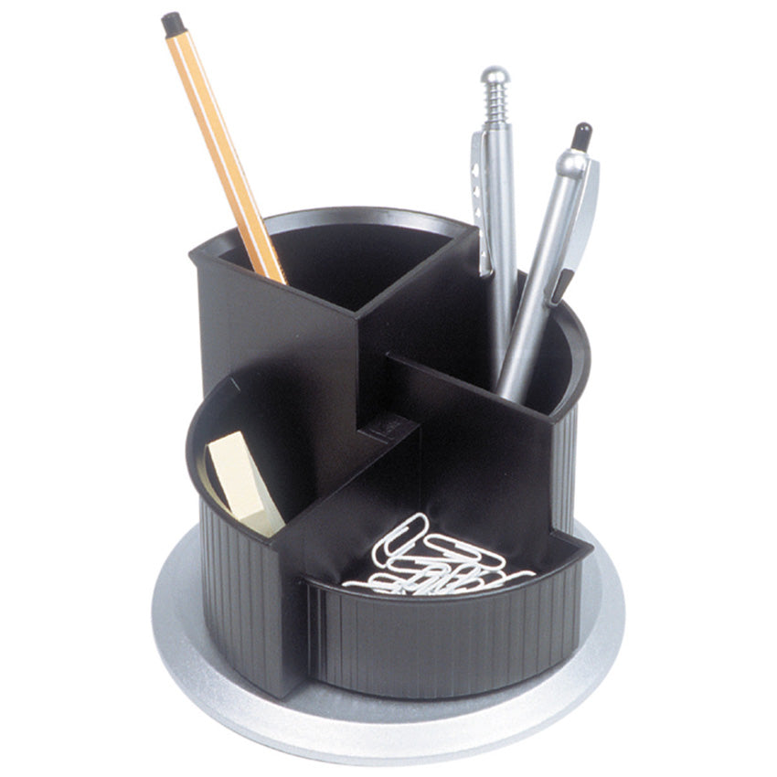 Helit Multiköcher – Kunststoff, schwarz, 140 × 112 mm