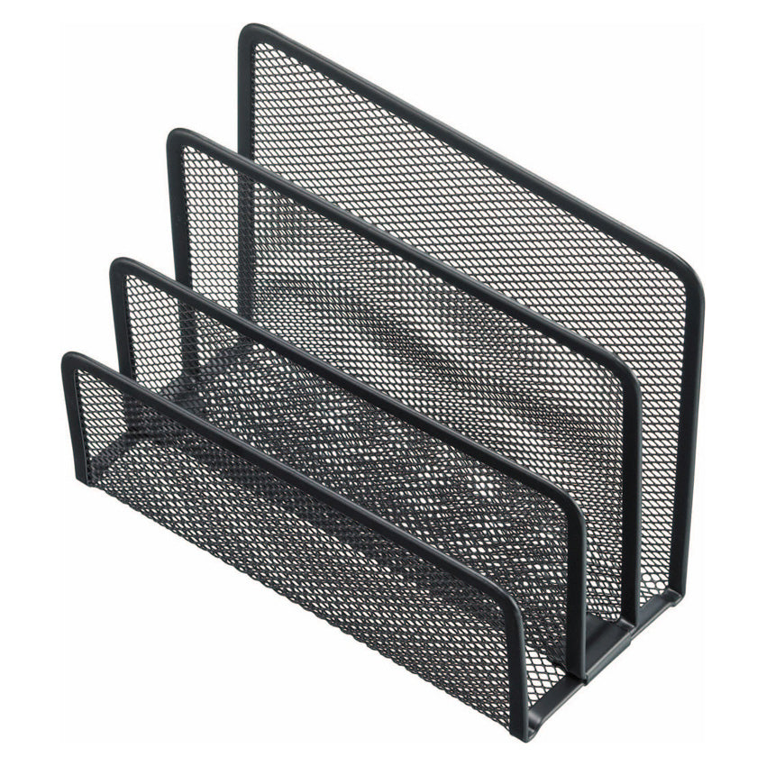 Helit Briefständer – Stahl, schwarz, 140 × 105 mm
