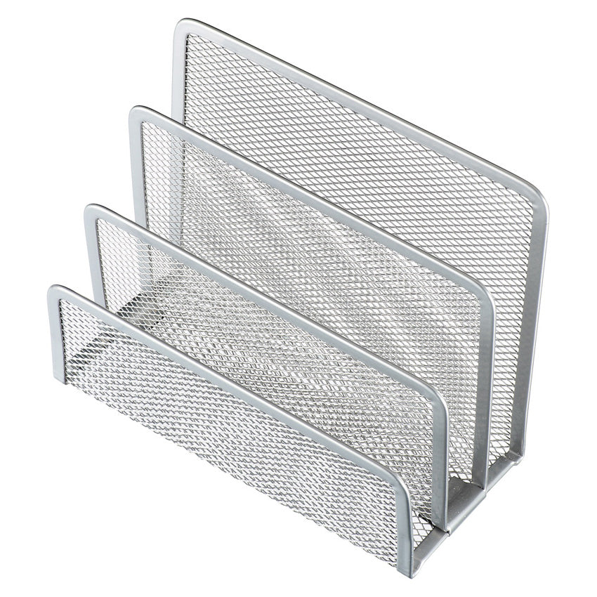 Helit Briefständer – Stahl, Silber, 140 × 105 mm