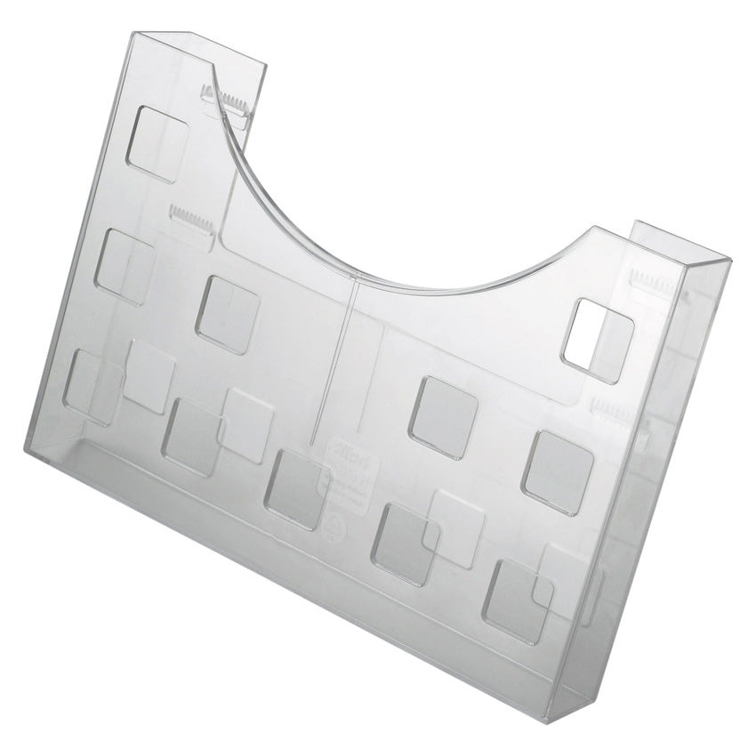 Helit Wandprospekthalter – Kunststoff, transparent, 240 × 170 mm – für A5-Formate