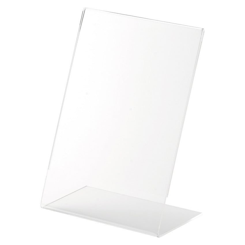 Helit Tischaufsteller the presenter – für A4 hoch, 1 Fach, transparent, Kunststoff, 210×104×293 mm
