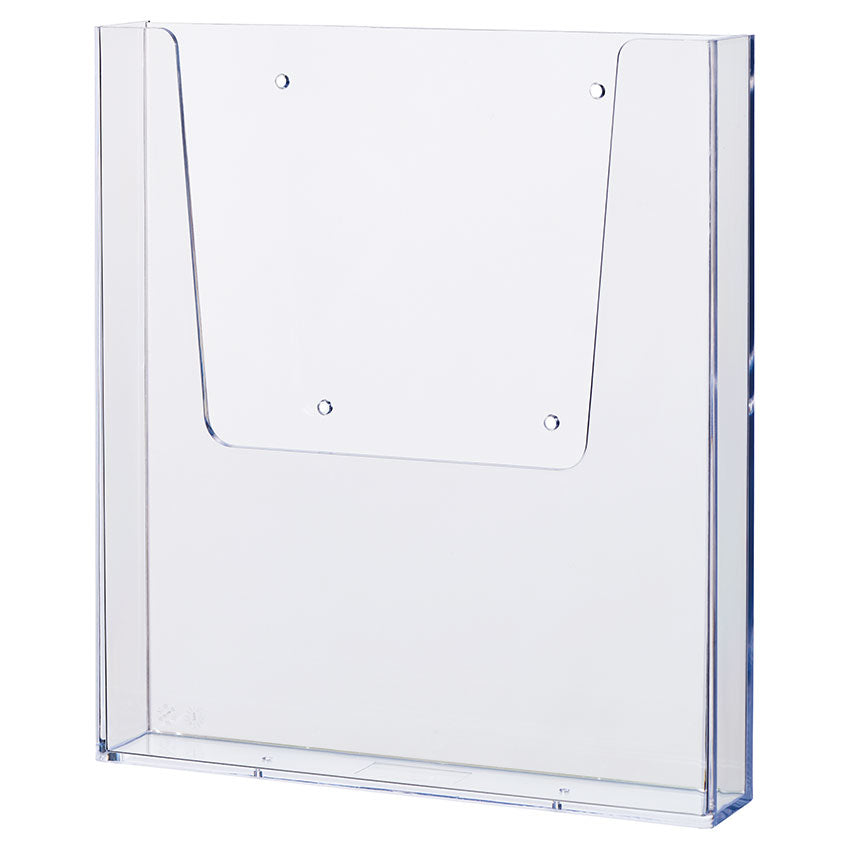 Helit Wandprospekthalter – Kunststoff, transparent, 225 × 250 mm – für A4