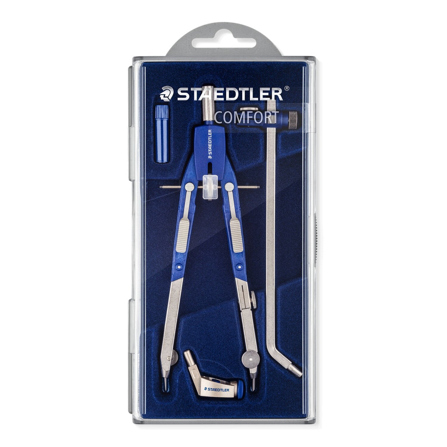 Staedtler Mars Comfort 552 Schnellverstellzirkel – Länge 170 mm, max. Kreis-Ø 58,5 cm