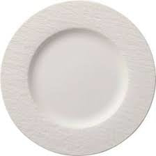 Villeroy & Boch Manufacture Rock Speiseteller – Porzellan, weiss, spülmaschinenfest, mikrowellengeeignet