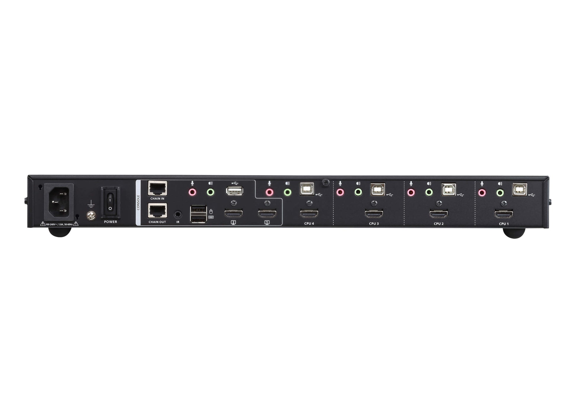 ATEN KVM-Switch, USB/HDMI, 4-Port, Multi-View
