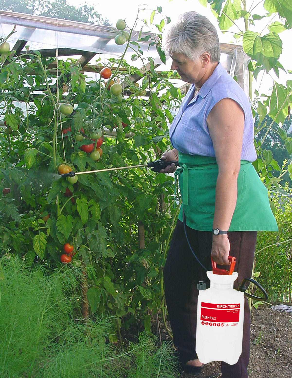 Birchmeier Drucksprühgerät Garden Star 3 – 3 l – 17,7 × 41,5 cm – weiss