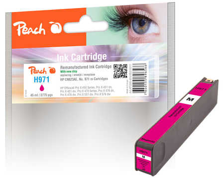Peach 971 Magenta Tintenpatrone (Kompatibel) – 3'775 Seiten – für HP OfficeJet Pro X 450 Serie/451 dn/451 dw