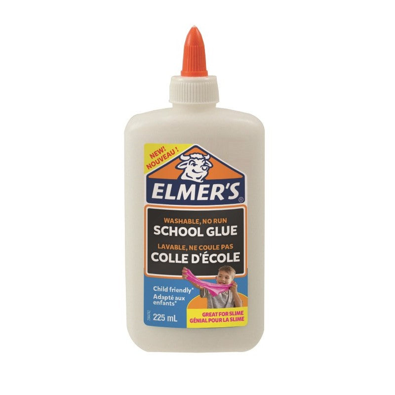 Elmer's Weissleim – Weiss, 225 ml, auswaschbar