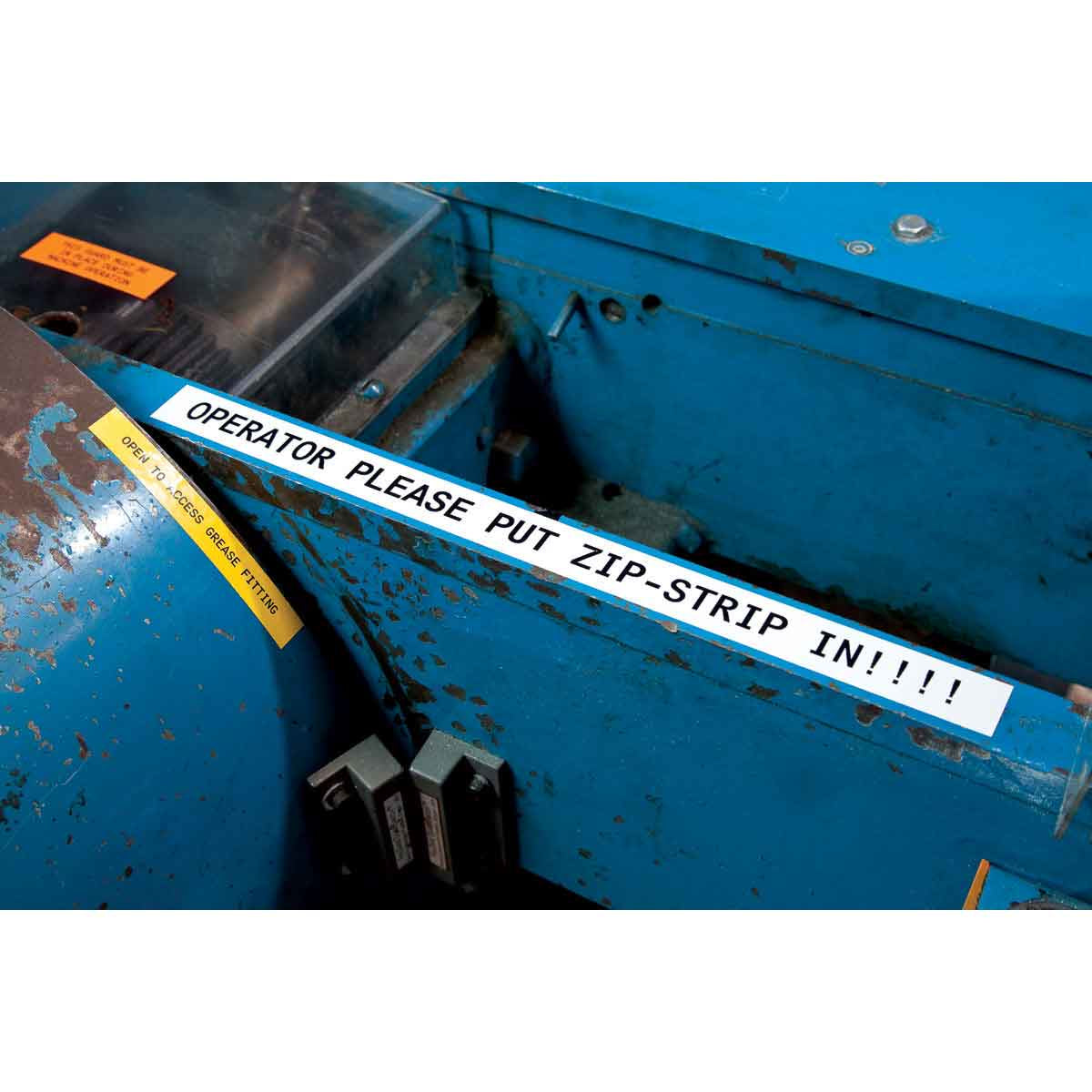 Brady BMP21 Schriftband – Weiss – 12,7 mm × 6,4 m, Polyester – für Brady BMP21