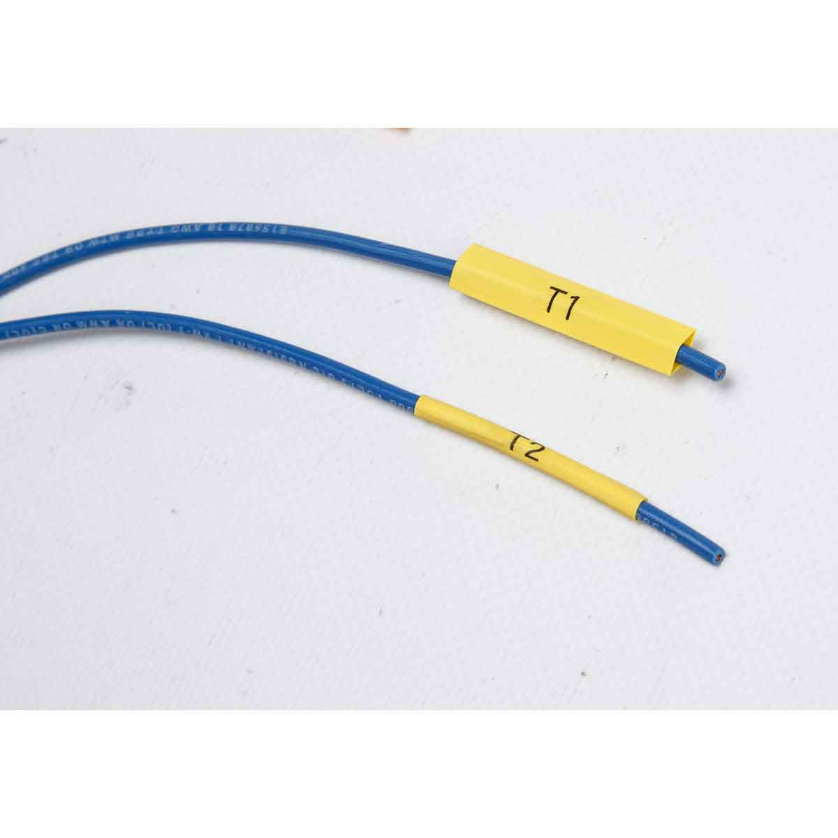 Brady Endlos-Etiketten 16 × 2,10 m – Polyolefin, Gelb – Thermotransfer – für BMP21-Serie – Wetterfest