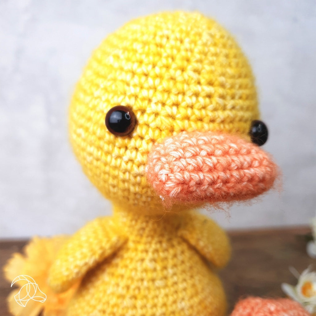 Hardicraft Häkelset Ente Abby Gelb – ca. 25 cm, 3 Stk.