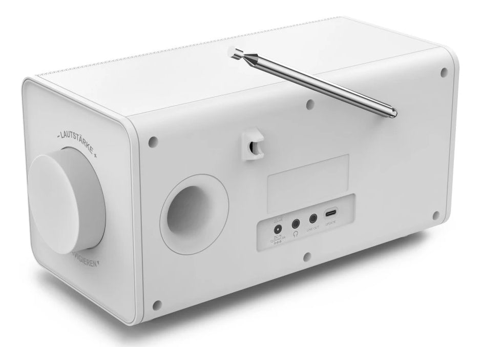 Hama DR1001 – Radiowecker DAB+/UKW, Bluetooth 5.0 – Weiss