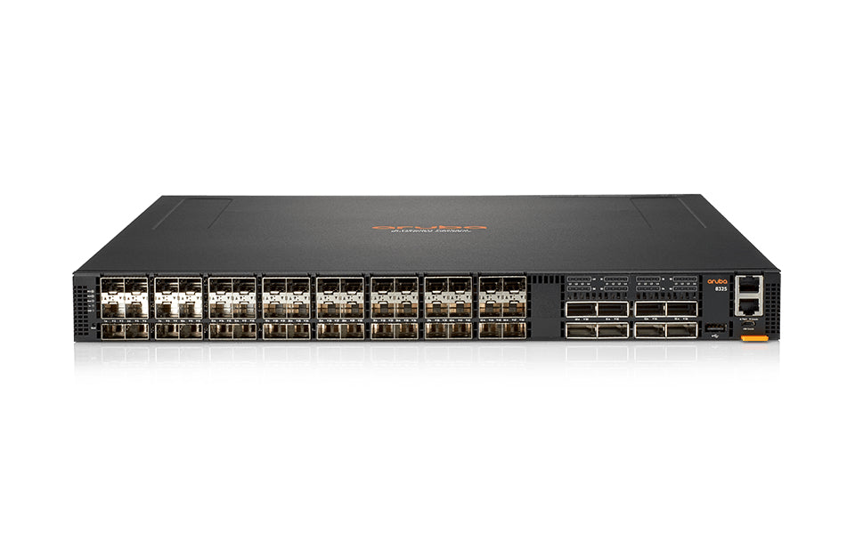 HPE Aruba Networking 8325-48Y8C – Managed Switch – 48×25G SFP28, 8×100G QSFP+, L3, 1U