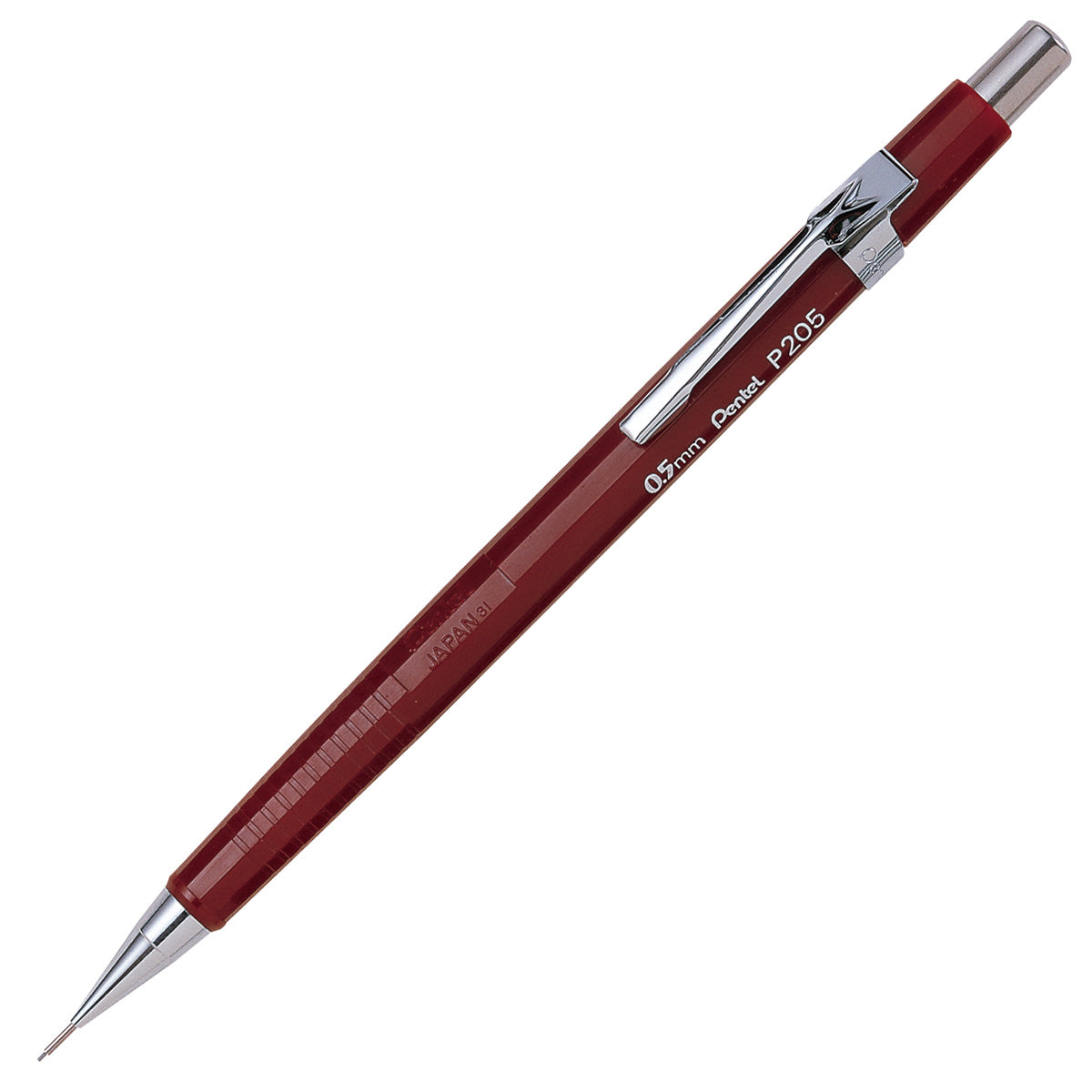 Pentel Sharp P200 Druckbleistift – 0,5 mm, rot