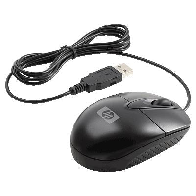 HP RH304AA – Maus – Kabelgebunden (USB‑A), beidhändig, Schwarz