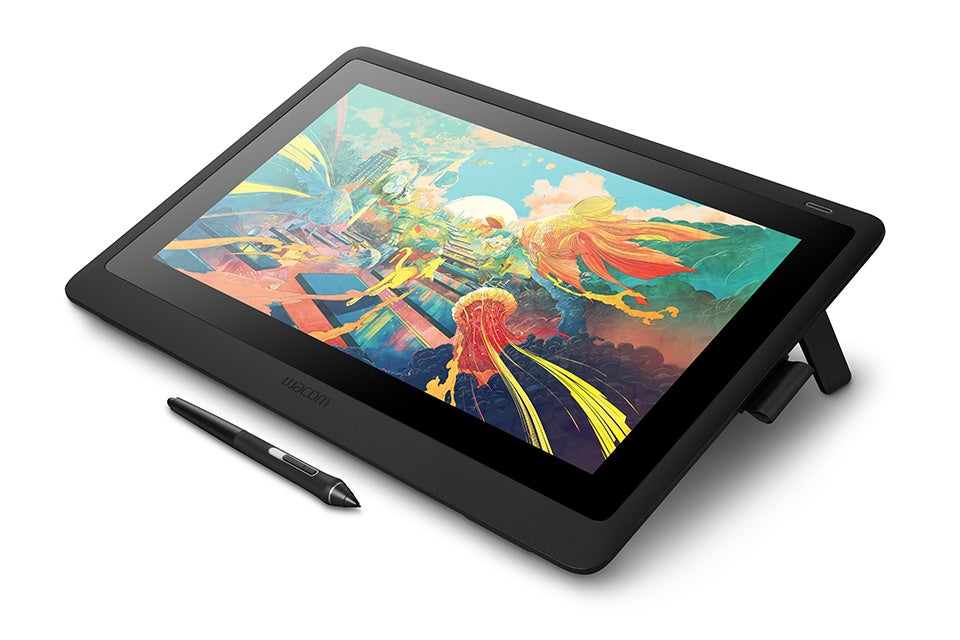Wacom Stiftdisplay Cintiq 16, 15,6", Stift, Schwarz, 8192 Druckstufen, 344 × 194 mm, HDMI, USB, für Windows