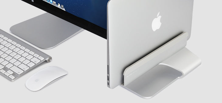 Rain Design mTower Laptop-Ständer – für Apple MacBook Air/Pro bis 17" – Grau