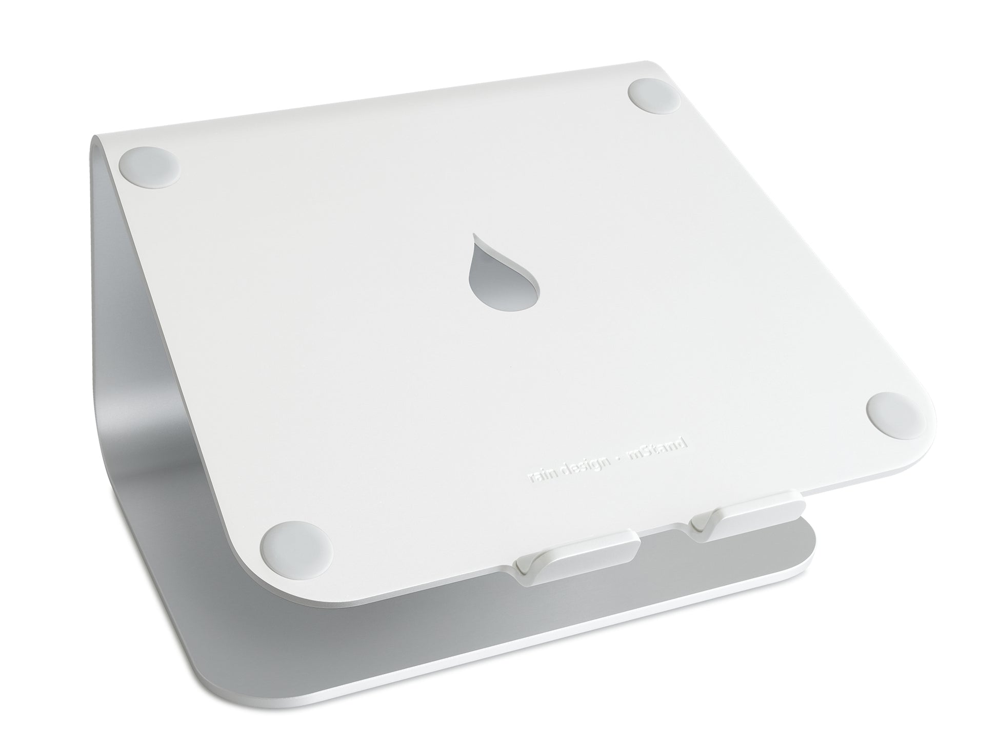 Rain Design mStand Laptop-Ständer – bis 15", Aluminium, rutschfeste Oberfläche – Silber