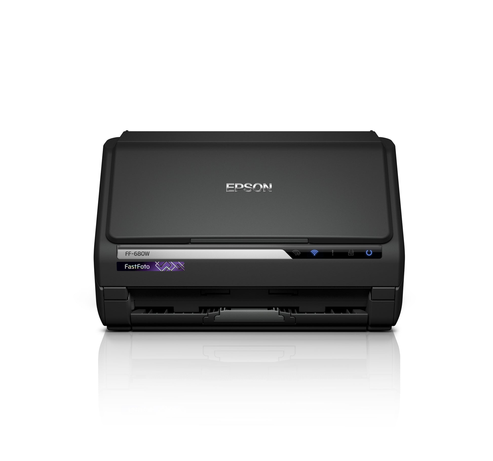 Epson FastFoto FF-680W – Dokumentenscanner, A4, Duplex, 45 ppm, 600 dpi, ADF 100 Blatt, WLAN, USB