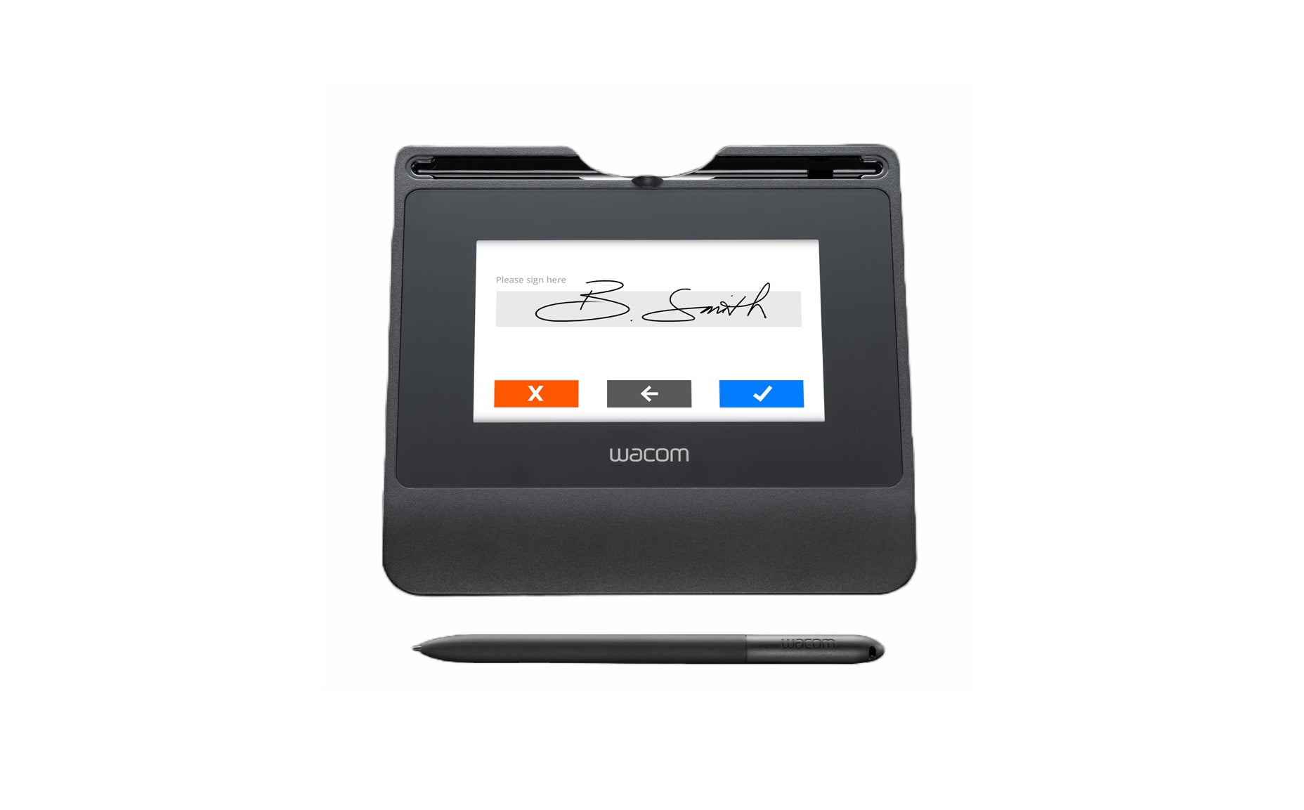 Wacom STU-540 – Kundendisplay, TFT, 12,7 cm (5"), 800 × 480 Pixel, USB, Schwarz