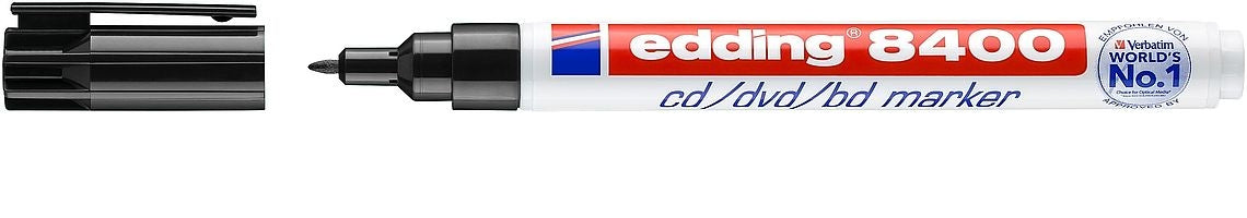 Edding Permanentmarker für CD/DVD/BD – schwarz