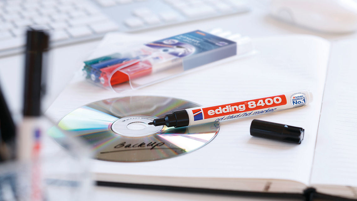 Edding Permanentmarker für CD/DVD/BD – schwarz