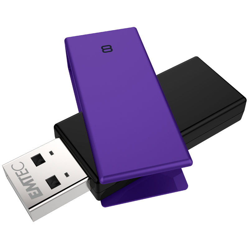 Emtec C350 USB-Stick – 8 GB, USB 2.0, violett