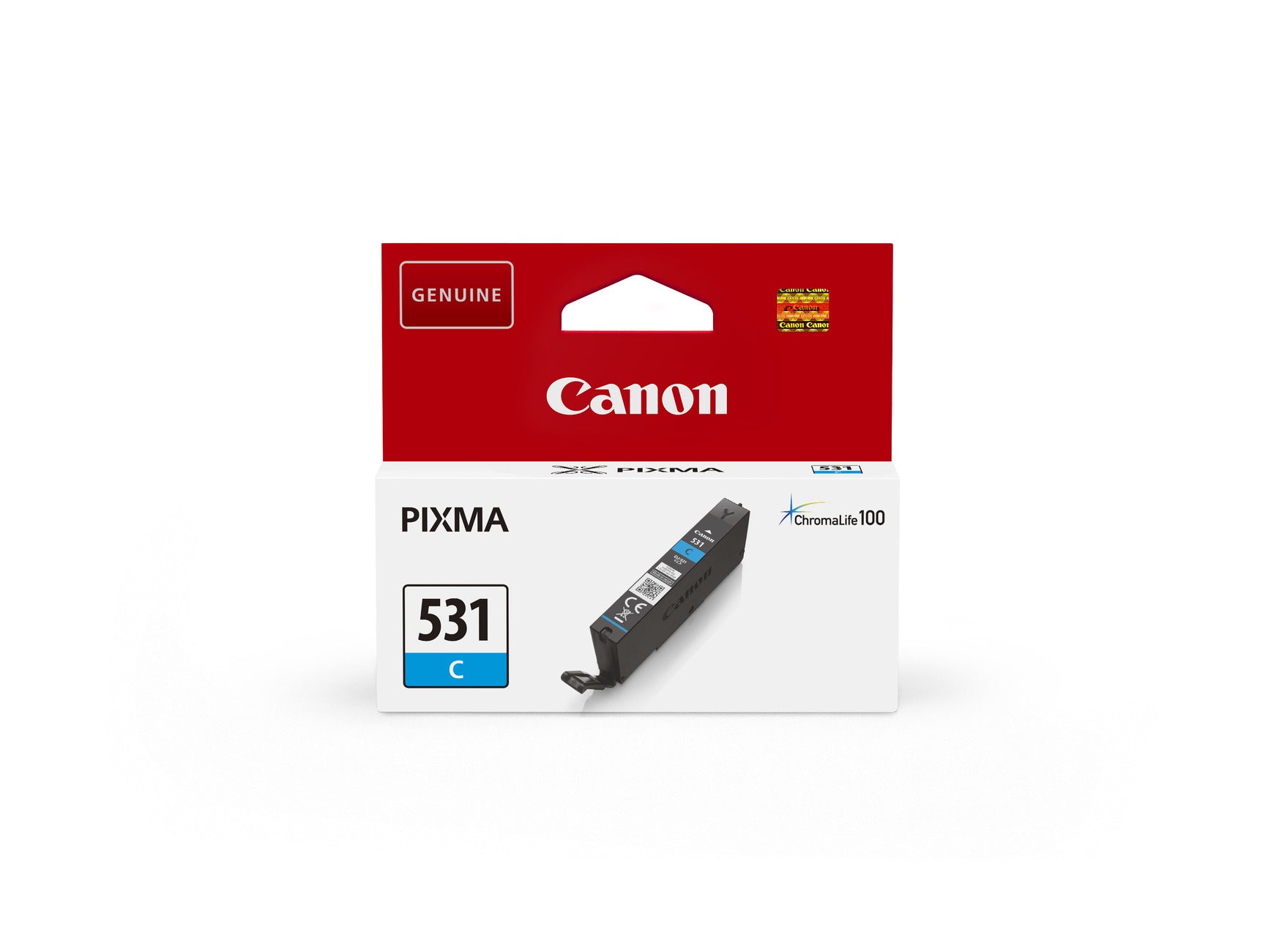 Canon Tintenpatrone CLI-531, cyan, 8,2 ml – für Inkjetdrucker/Multifunktionsgeräte