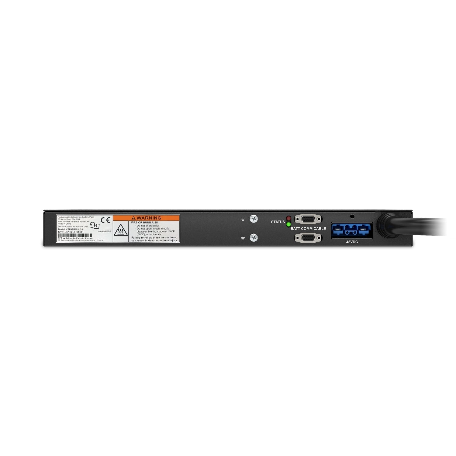 APC Smart-UPS SRT – UPS-Batteriemodul, Li-Ion, 48 V, 600 Wh