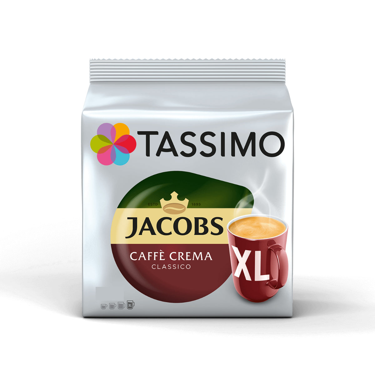 TASSIMO Jacobs Café Crème XL – Kapseln für TASSIMO T DISC – Intensität 3, 24 Getränke