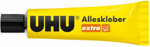 UHU Alleskleber – permanent, transparent, tropffrei, 31 g, für Holz, Porzellan, Metall u. a.