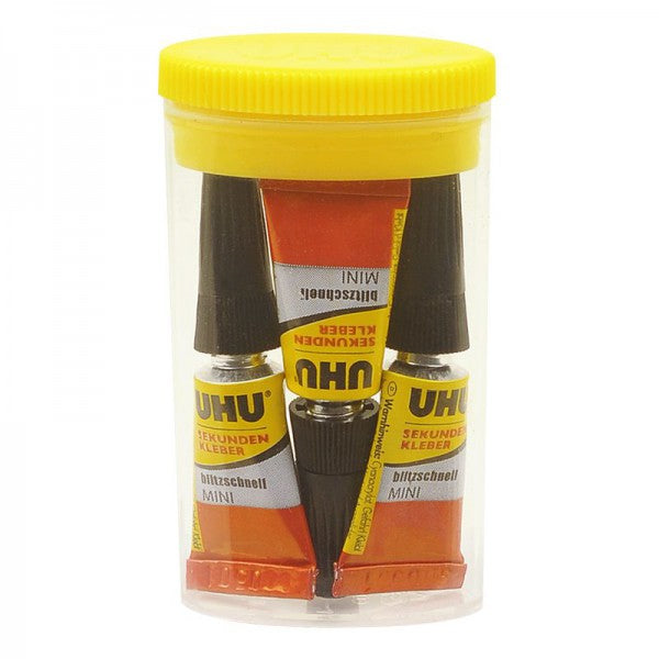 UHU Sekundenkleber extra stark – 3 × 1 g