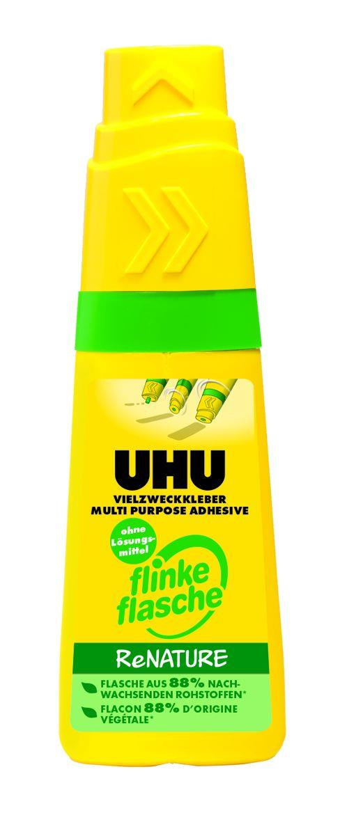 UHU ReNATURE Alleskleber – 40 g, für Papier, Pappe, Karton …