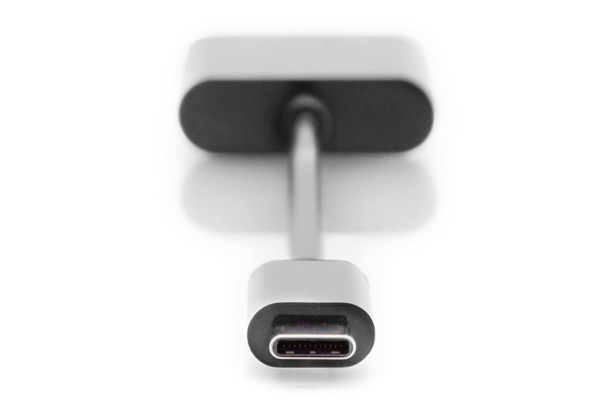Digitus USB-C Adapter USB-C zu USB-C und 3,5 mm Klinke – USB 3.2 Gen 1 (5 Gbit/s), 0,2 m, Schwarz