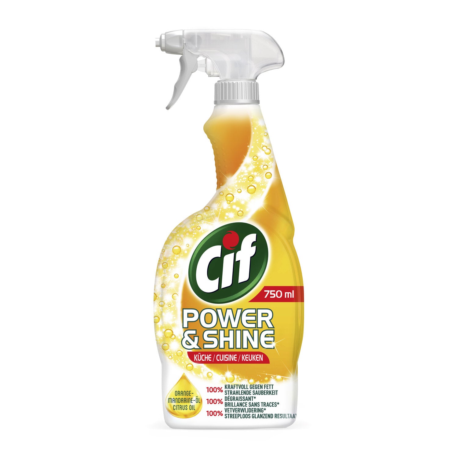 Cif Küchenreiniger Power & Shine Orange & Mandarine – 750 ml