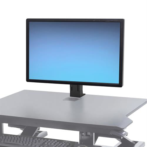 Ergotron WorkFit Single HD – Monitorhalterung, 1 Monitor, schwarz